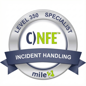 CNFE: Certified Network Forensics Examiner badge